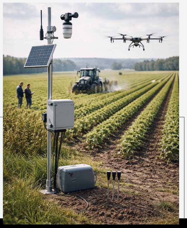 Разработка IoT мониторинга полей в Ялуторовске от 8780 р. | АвикейЛтр