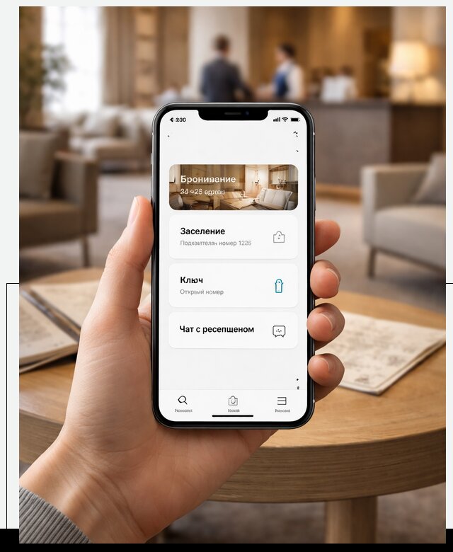Мобильное приложение для гостей отеля в Ялуторовске, управление сервисом